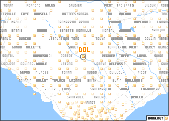 map of Dol