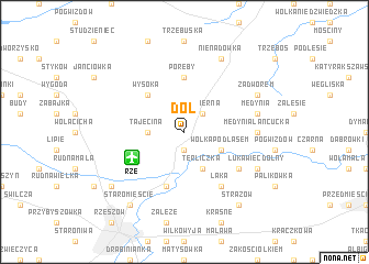 map of Dół