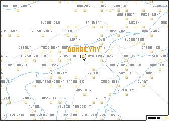 map of Domacyny