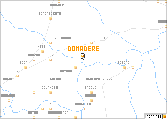map of Domadéré