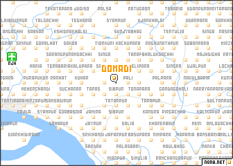 map of Domādi