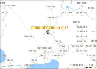 map of Domaine Gravillou
