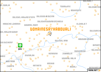 map of Domaine Sayha Bouali