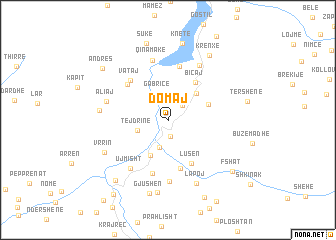 map of Domaj