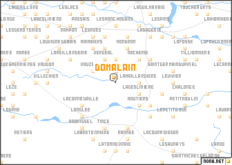 map of Domalain