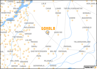 map of Domāla