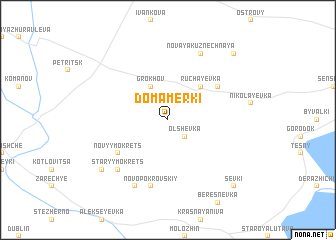 map of Domamerki