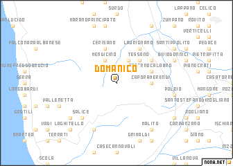 map of Domanico