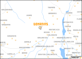 map of Domanins