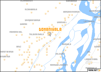 map of Domanīwāla