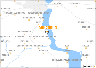 map of Domanovo