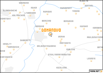 map of Domanovo