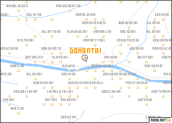 map of Domantai