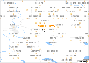 map of Domantonys