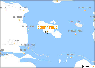 map of Domantovo