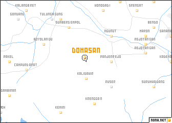 map of Domasan