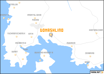 map of Domashlino