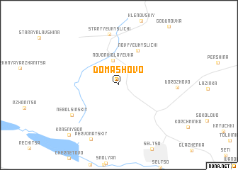 map of Domashovo