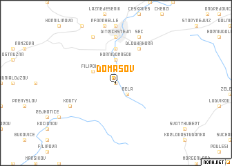 map of Domašov