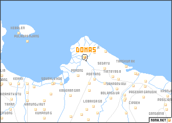 map of Domas