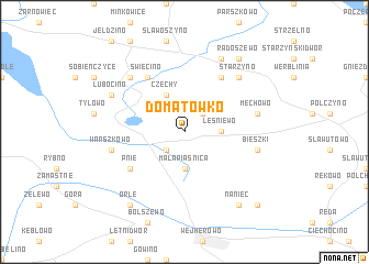 map of Domatówko