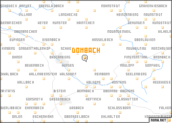 map of Dombach