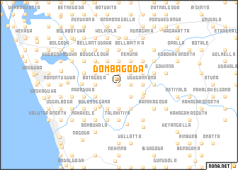 map of Dombagoda