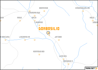 map of Dom Basílio