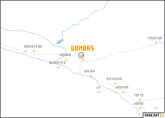 map of Dombås