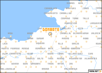 map of Dombate