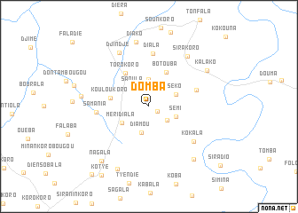 map of Domba