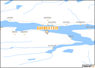 map of Dombestein