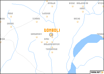map of Domboli