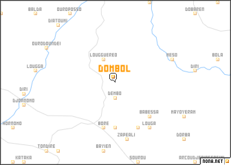 map of Dombol