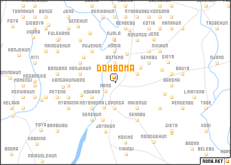 map of Domboma