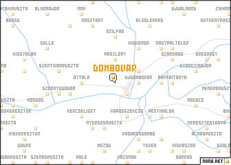 map of Dombóvár