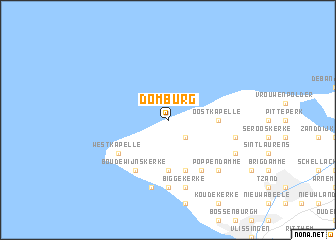 map of Domburg