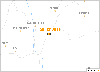map of Dom Caváti