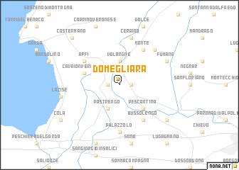 map of Domegliara