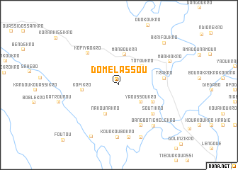map of Domélassou