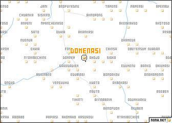 map of Domenasi