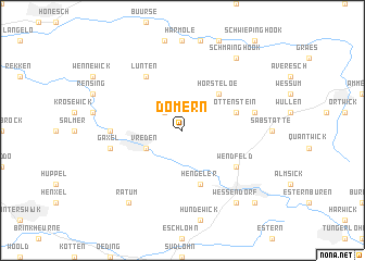 map of Dömern