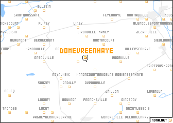 map of Domèvre-en-Haye