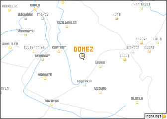 map of Dömez