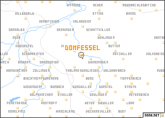 map of Domfessel