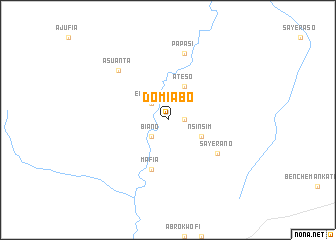 map of Domiabo