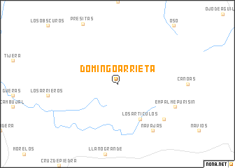 map of Domingo Arrieta