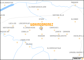 map of Domingo Pérez