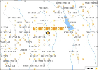 map of Domingo Soberón