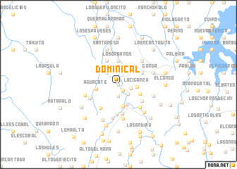 map of Dominical